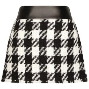 Dolce & Gabbana  houndstooth A-line mini skirt