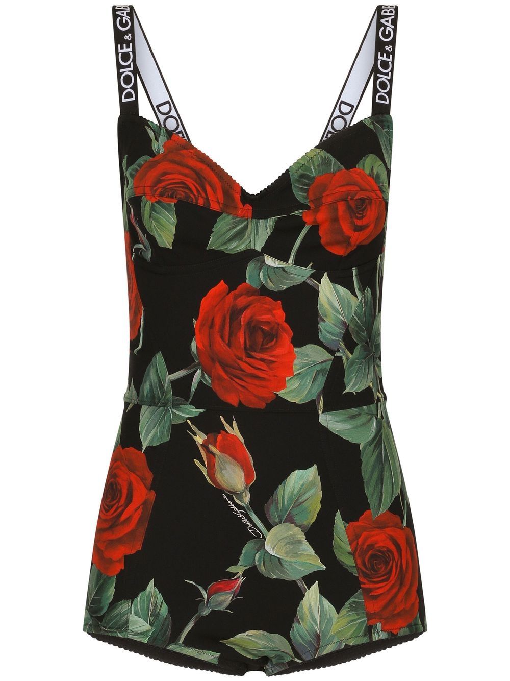Dolce & Gabbana floral-print bodysuit