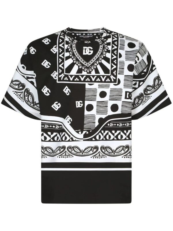 Dolce & gabbana bandana print cotton T-shirt