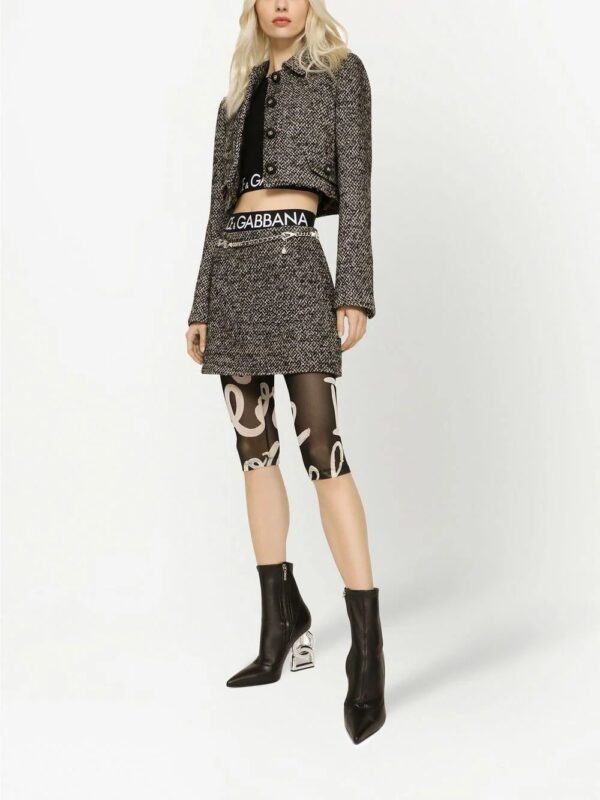 Dolce & Gabbana  tweed A-line mini skirt - Image 2