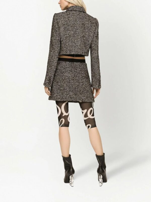 Dolce & Gabbana  tweed A-line mini skirt - Image 4
