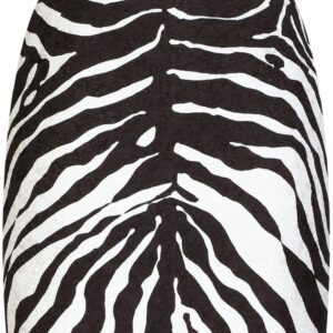 Dolce & Gabbana  zebra print brocade miniskirt