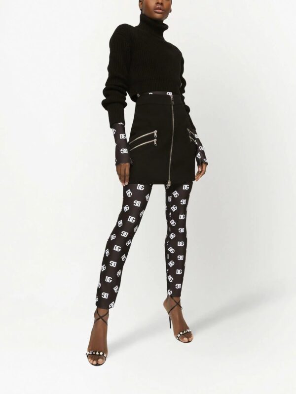 Dolce & Gabbana  zip detail mini skirt - Image 2