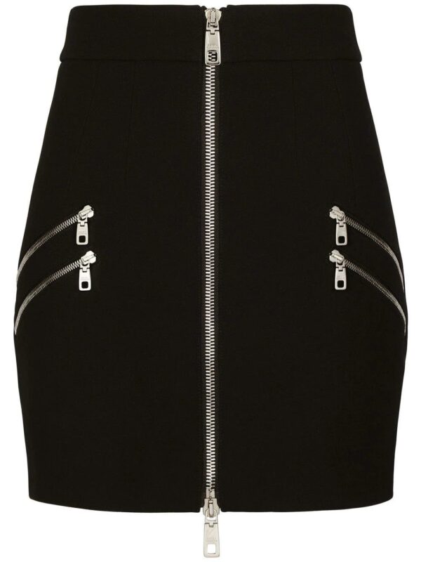 Dolce & Gabbana  zip detail mini skirt