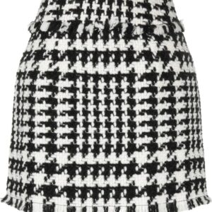 Dolce & Gabbana  houndstooth A-line mini skirt