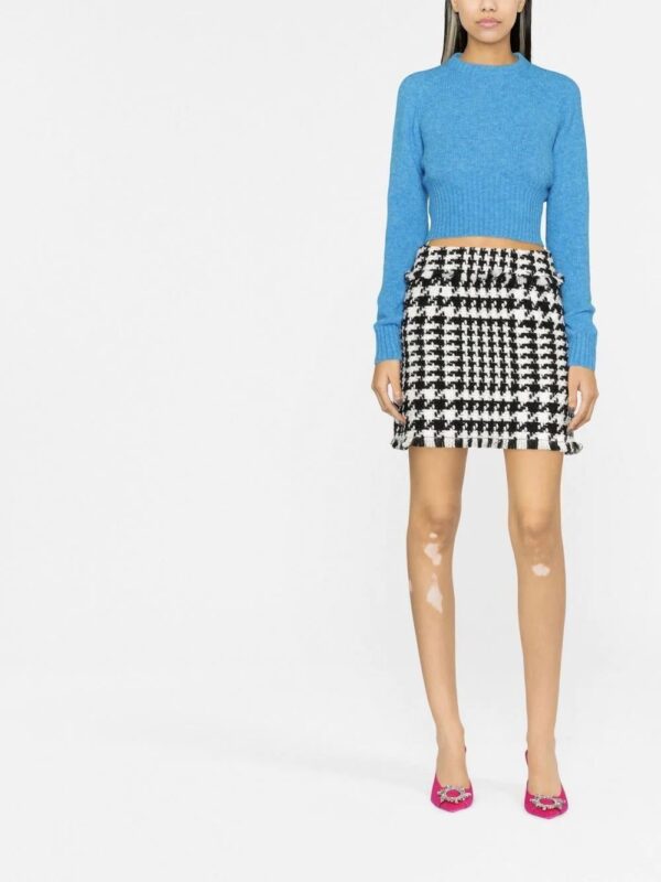 Dolce & Gabbana  houndstooth A-line mini skirt - Image 2