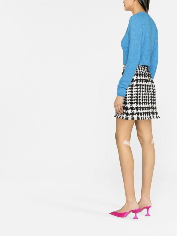 Dolce & Gabbana  houndstooth A-line mini skirt - Image 3