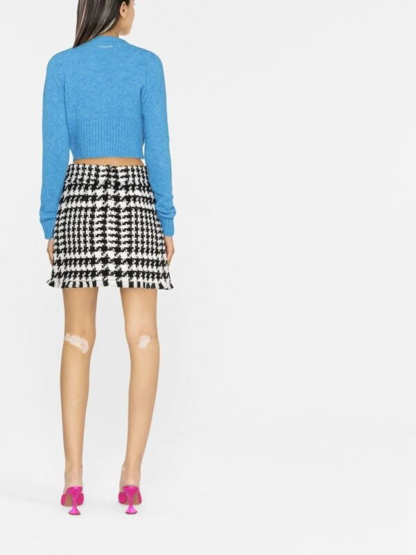 Dolce & Gabbana  houndstooth A-line mini skirt - Image 4