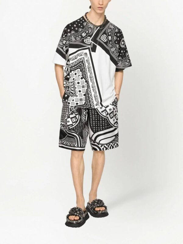 Dolce & Gabbana  bandana-print T-shirt - Image 3