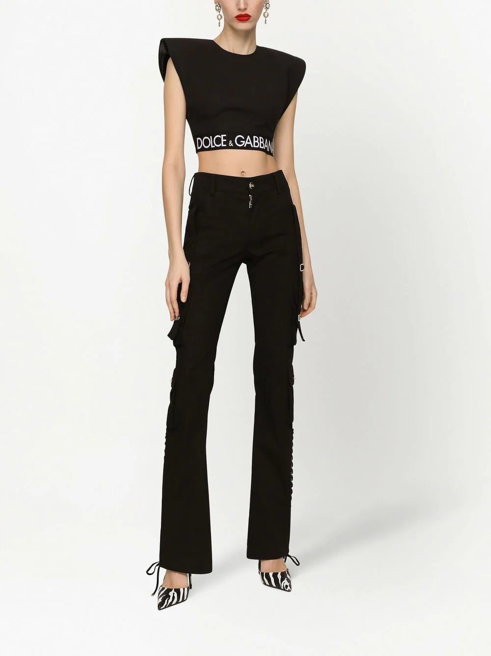 Dolce & Gabbana sleeveless cropped top - Image 3