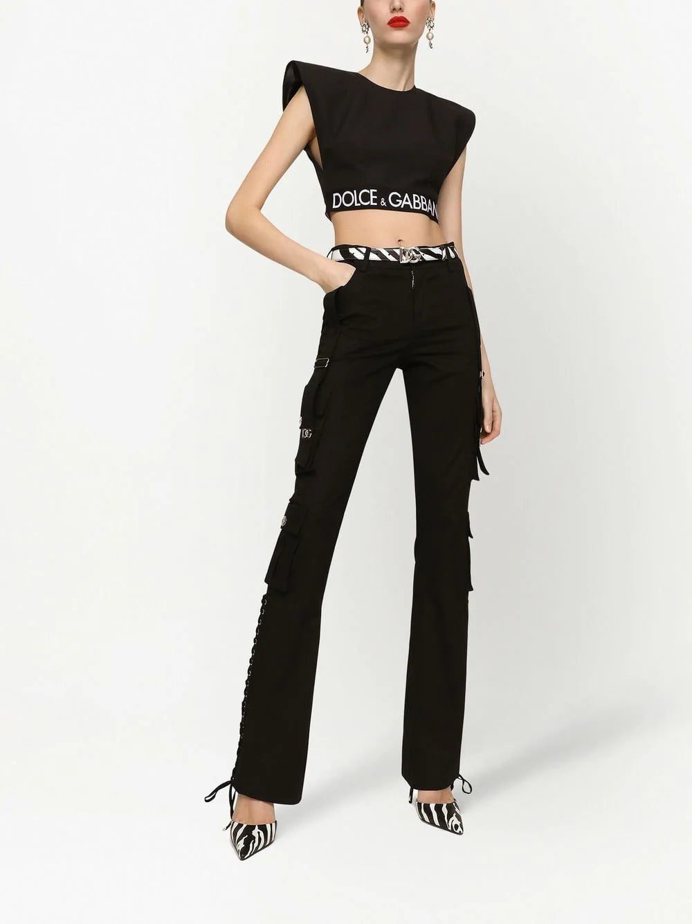 Dolce & Gabbana sleeveless cropped top - Image 2