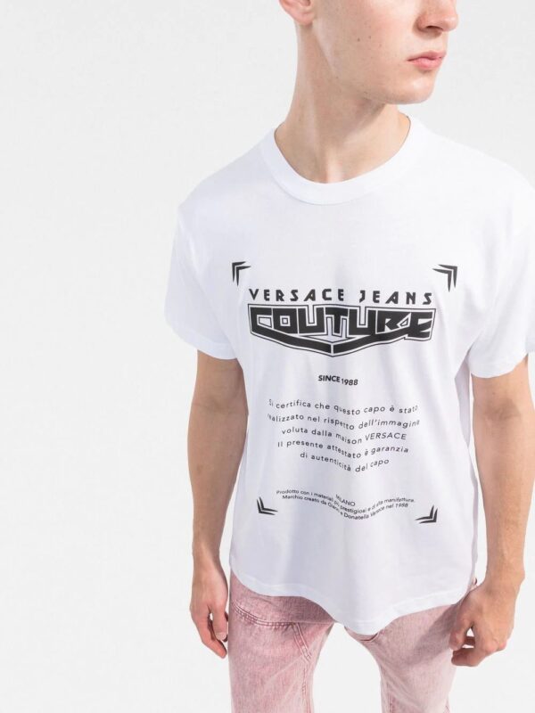 Versace Jeans Couture  logo-print cotton T-shirt - Image 3