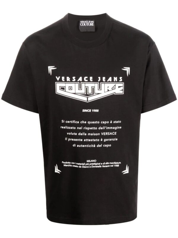 Versace Jeans Couture  graphic logo-print T-shirt