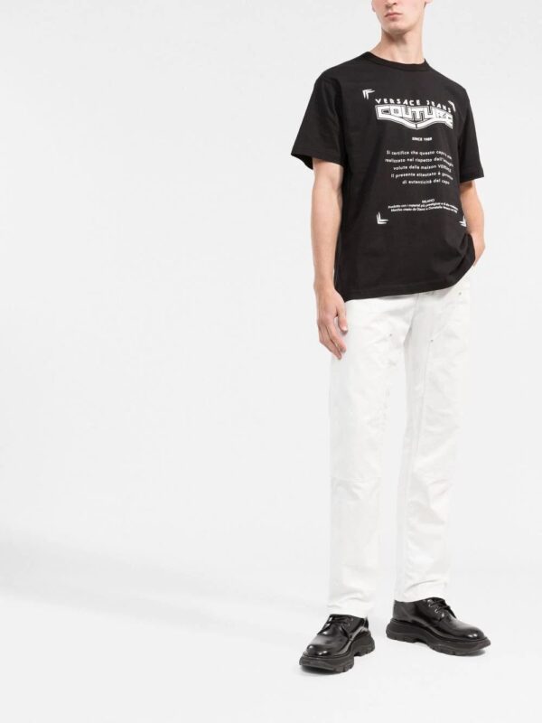 Versace Jeans Couture  graphic logo-print T-shirt - Image 2