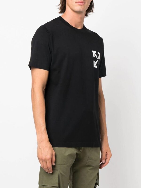 Off-White  Arrows-logo organic cotton T-shirt - Image 3