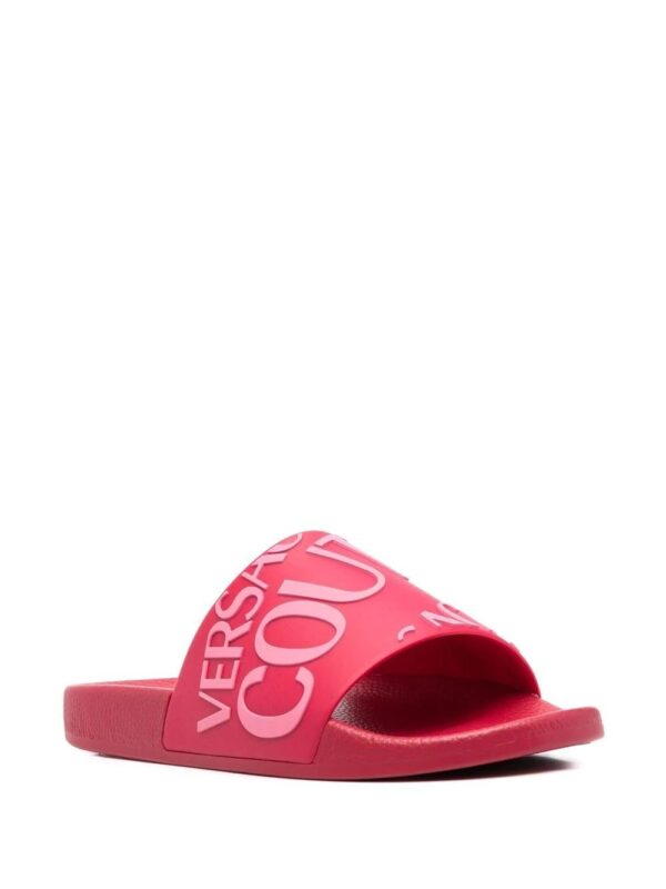 Versace Jeans Couture  logo-print beach sliders - Image 2
