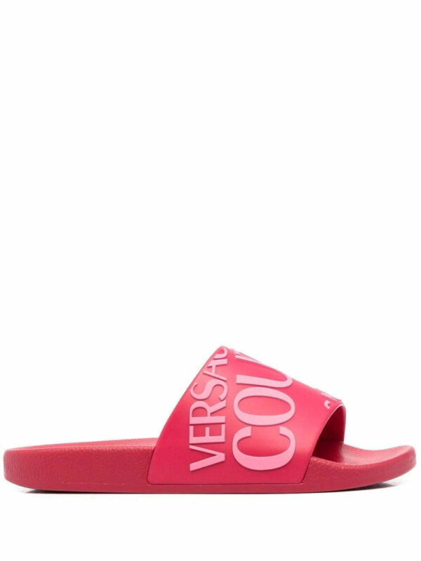 Versace Jeans Couture  logo-print beach sliders