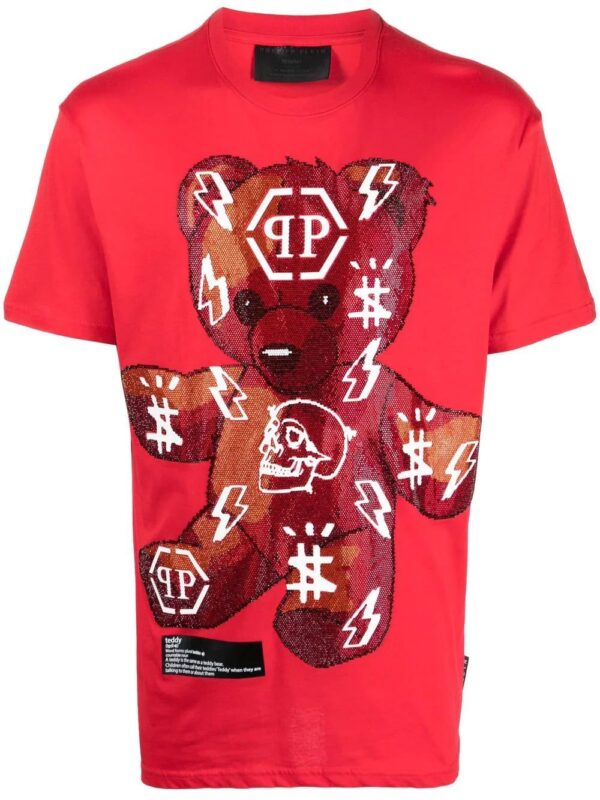 Philipp Plein  teddy-logo print T-shirt