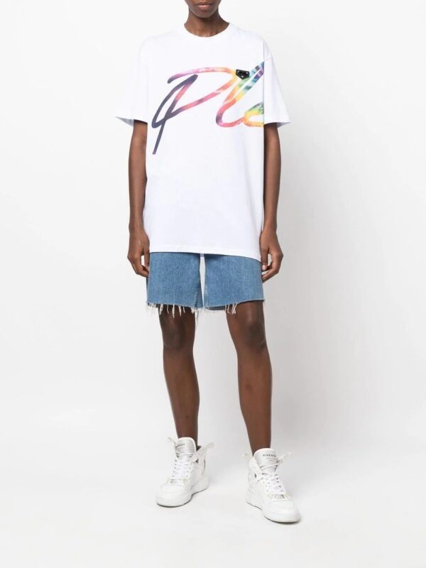 Philipp Plein  logo-print detail T-shirt - Image 3