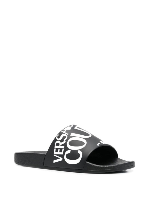 Versace Jeans Couture  logo-print pool slides - Image 2
