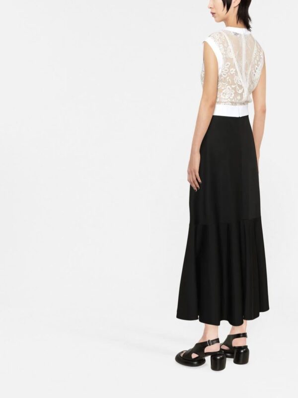 Alexander McQueen  sheer-lace sleeveless top - Image 4