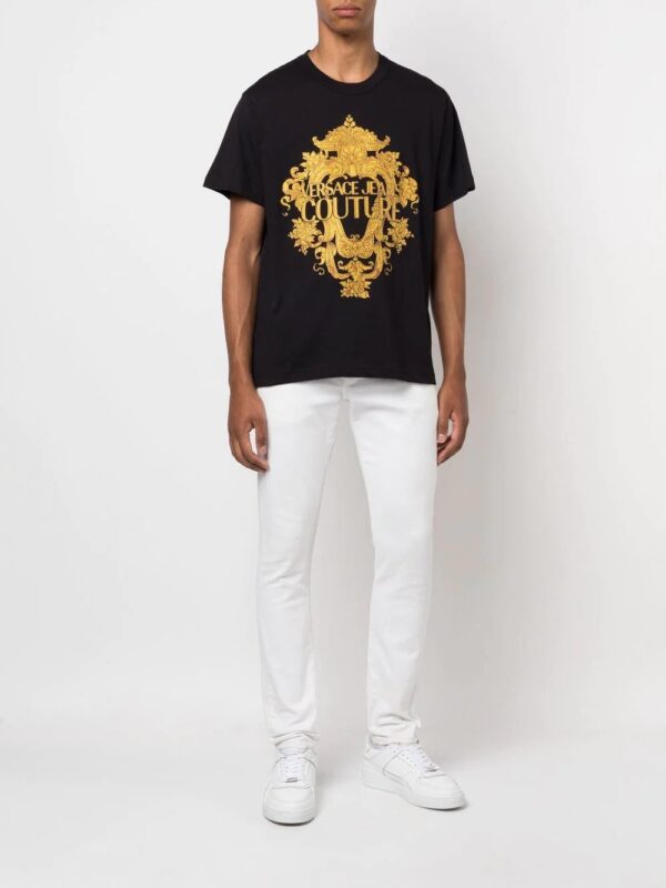 Versace Jeans Couture  Barroco logo-print T-shirt - Image 2