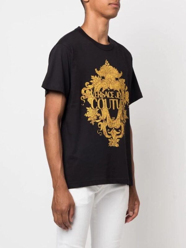 Versace Jeans Couture  Barroco logo-print T-shirt - Image 3