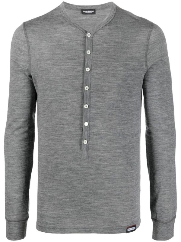 Dsquared2  logo-patch long-sleeve T-shir