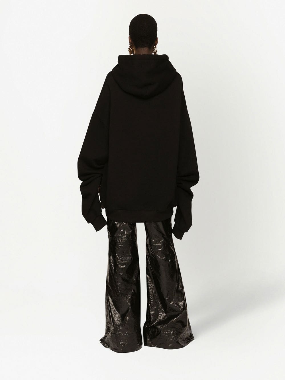 Dolce & Gabbana graphic-print drawstring hoodie - Image 4