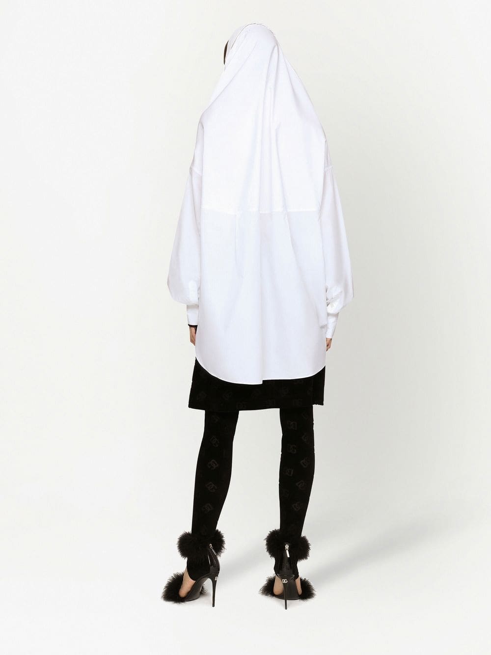 Dolce & Gabbana tie-neck poplin shirt - Image 4