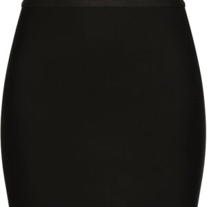 Dolce & Gabbana  logo-waistband fitted skirt