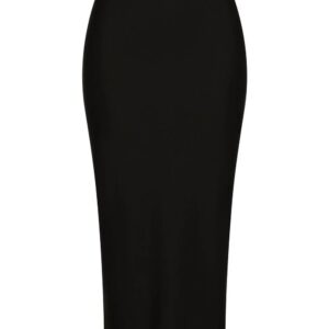 Dolce & Gabbana  wool-blend jersey midi skirt
