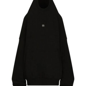 Dolce & Gabbana  logo-plaque oversized hoodie