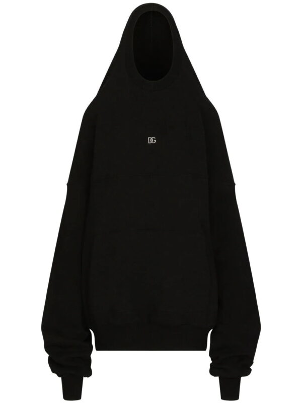 Dolce & Gabbana  logo-plaque oversized hoodie