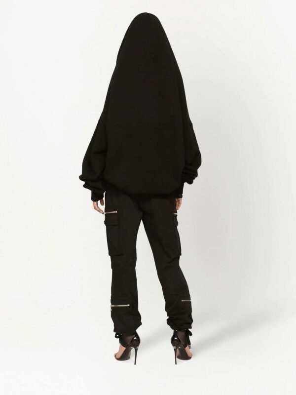 Dolce & Gabbana  logo-plaque oversized hoodie - Image 4