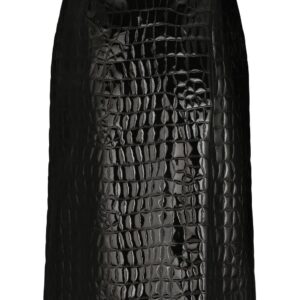 Dolce & Gabbana  alligator-print silk-blend skirt