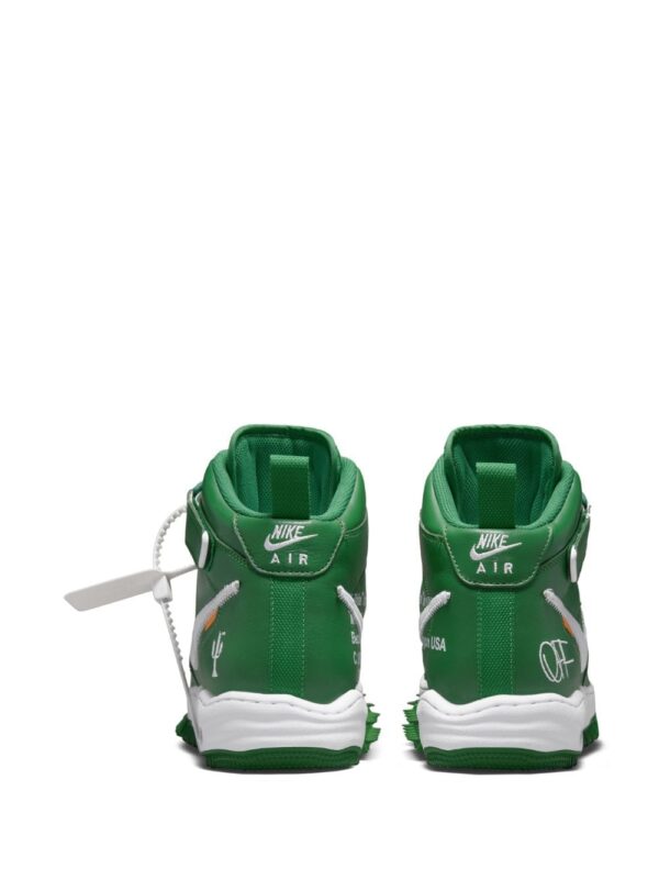 Nike X Off-White Air Force 1 Mid "Pine Green" - Image 4