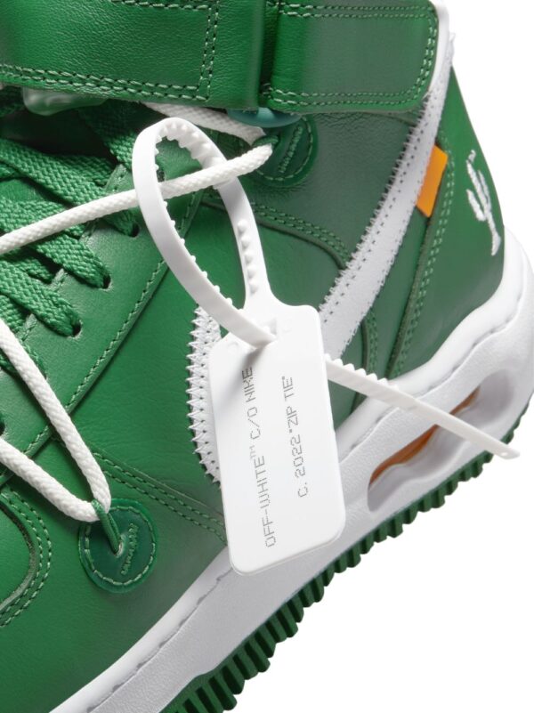 Nike X Off-White Air Force 1 Mid "Pine Green" - Image 5