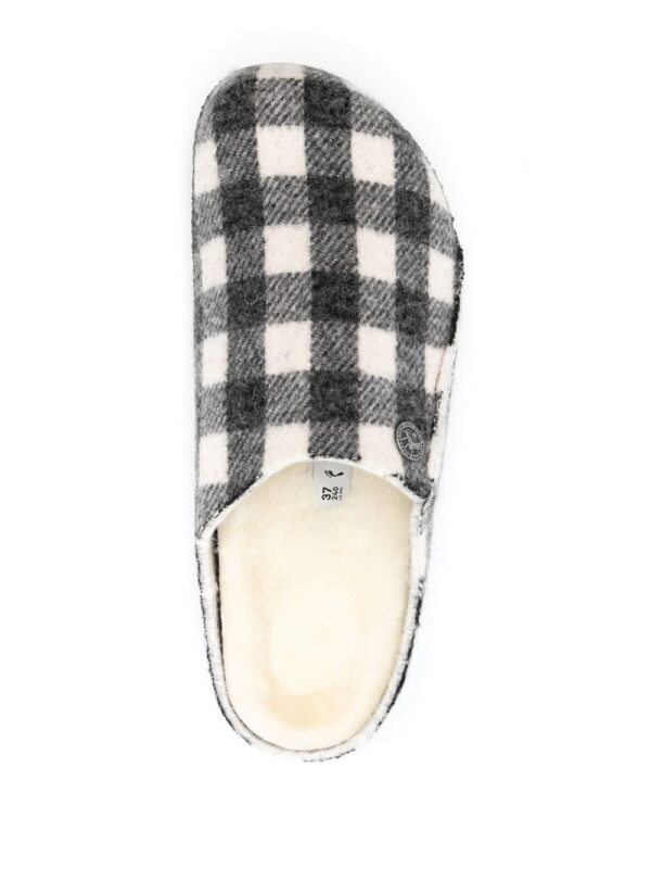Birkenstock plaid flat sandals - Image 4