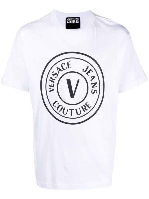 Versace Jeans Couture  logo-print short-sleeve T-shirt