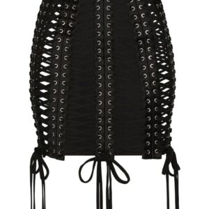 Dolce & Gabbana  eyelet-embellished miniskirt