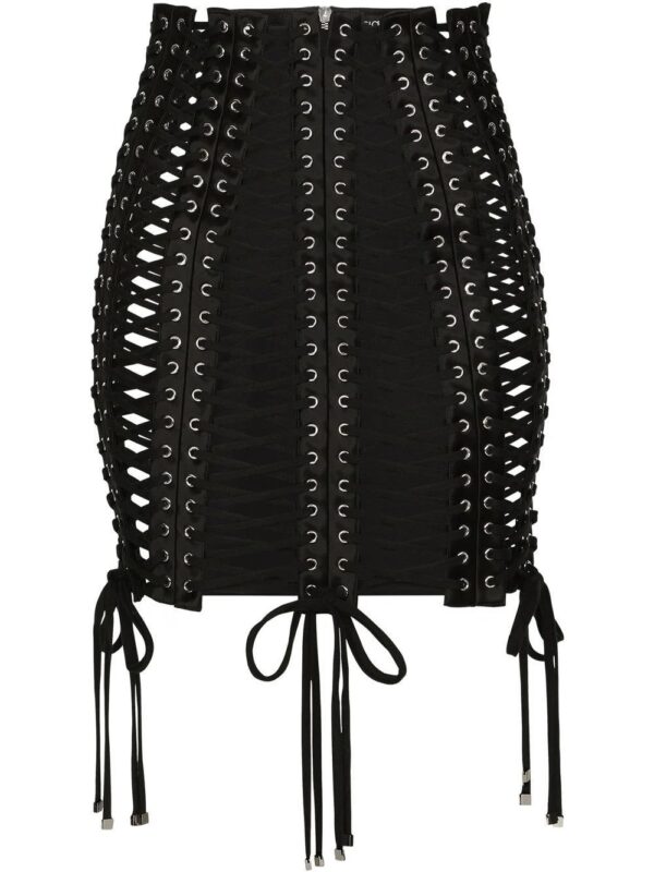 Dolce & Gabbana  eyelet-embellished miniskirt