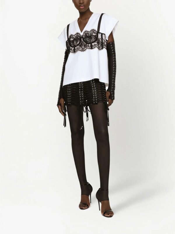 Dolce & Gabbana  eyelet-embellished miniskirt - Image 2