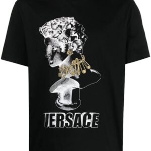 Versace  illustration-print organic cotton T-shirt
