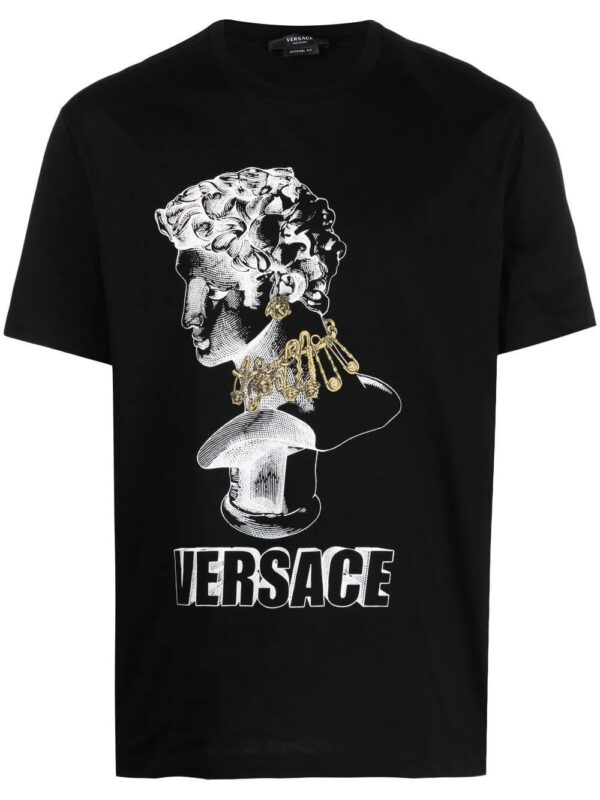 Versace  illustration-print organic cotton T-shirt