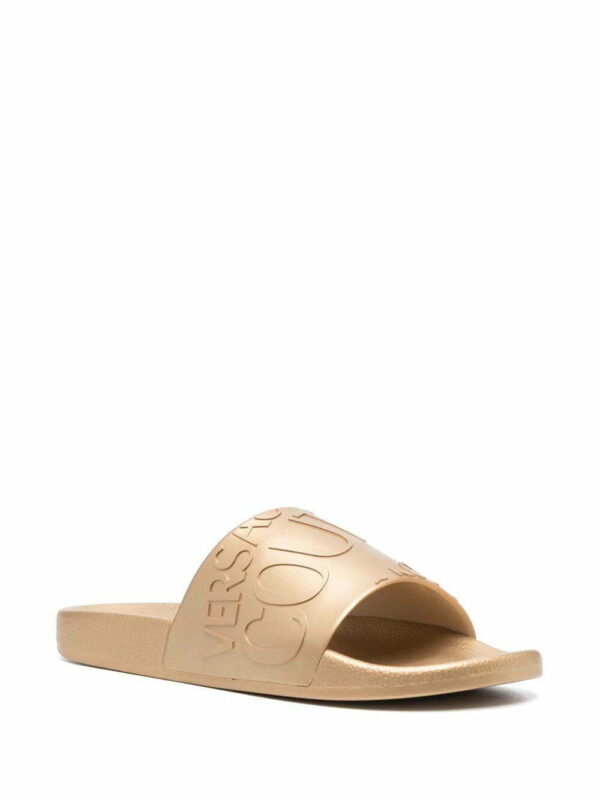 Versace Jeans Couture  logo embossed slides - Image 2