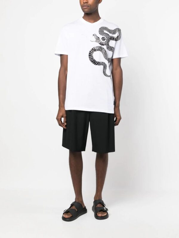 Philipp Plein  embellished snake-print T-shirt - Image 2