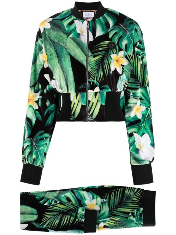 Philipp Plein  Hawaii-print tracksuit set