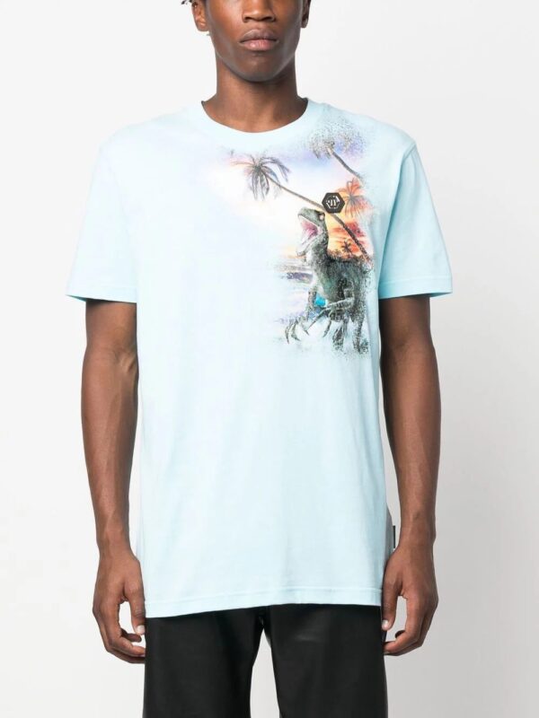 Philipp Plein  Hawaii graphic T-shirt - Image 3