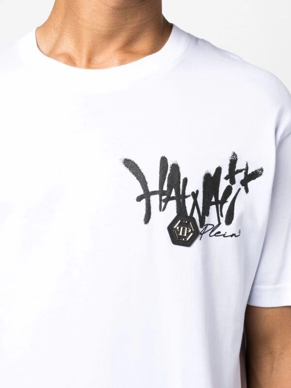 Philipp Plein  Hawaii SS cotton T-shirt - Image 4